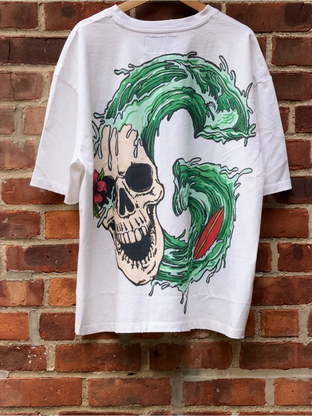 Godspeed tropical scull surf tee size L